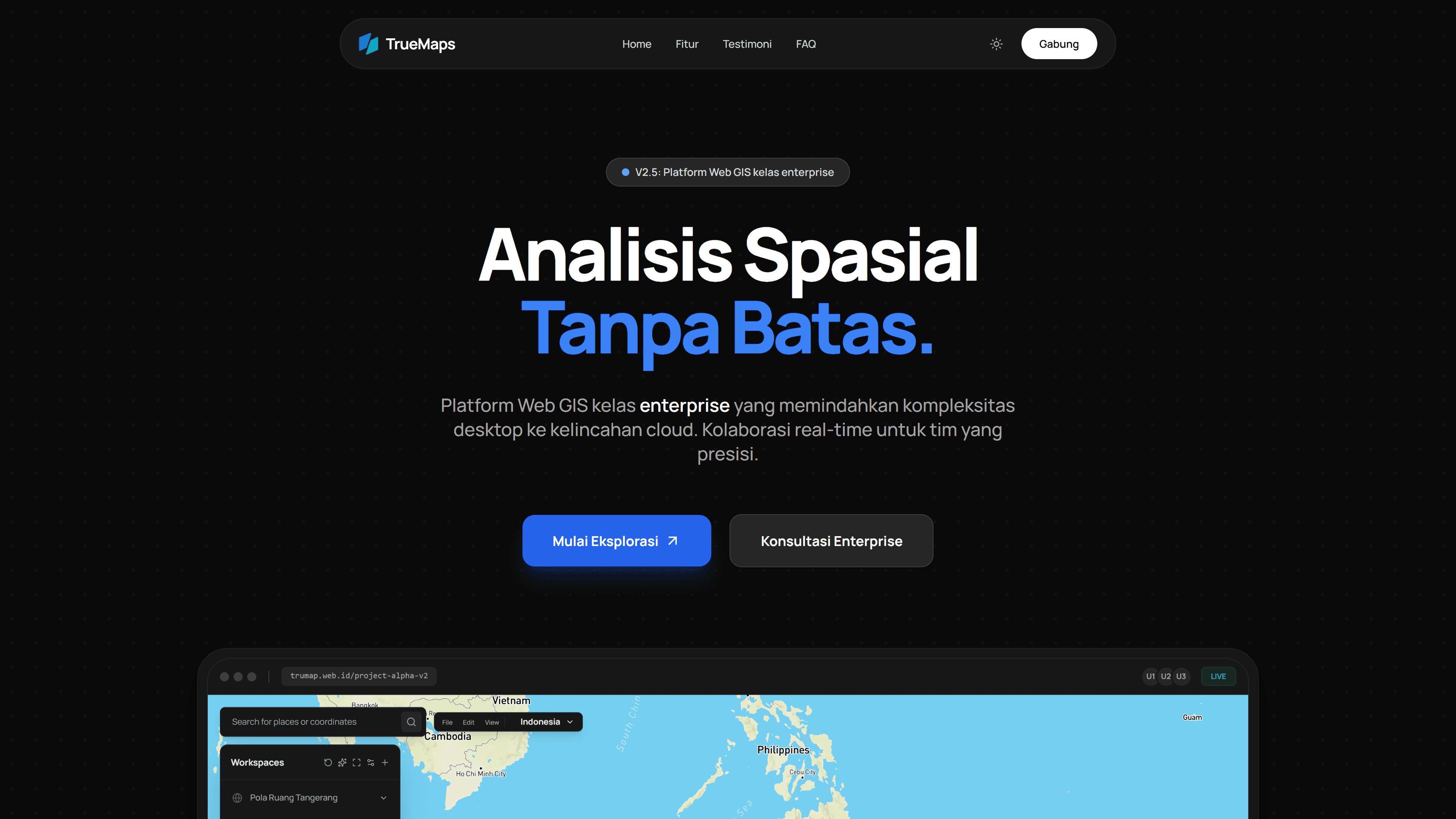 Truemaps screenshot 1